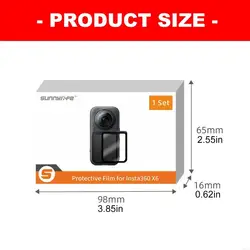 Protector de pantalla para cámara de vidrio templado 9H antirrayaduras