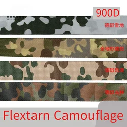 Correa táctica MOLLE Flecktarn para mochila y cinturón