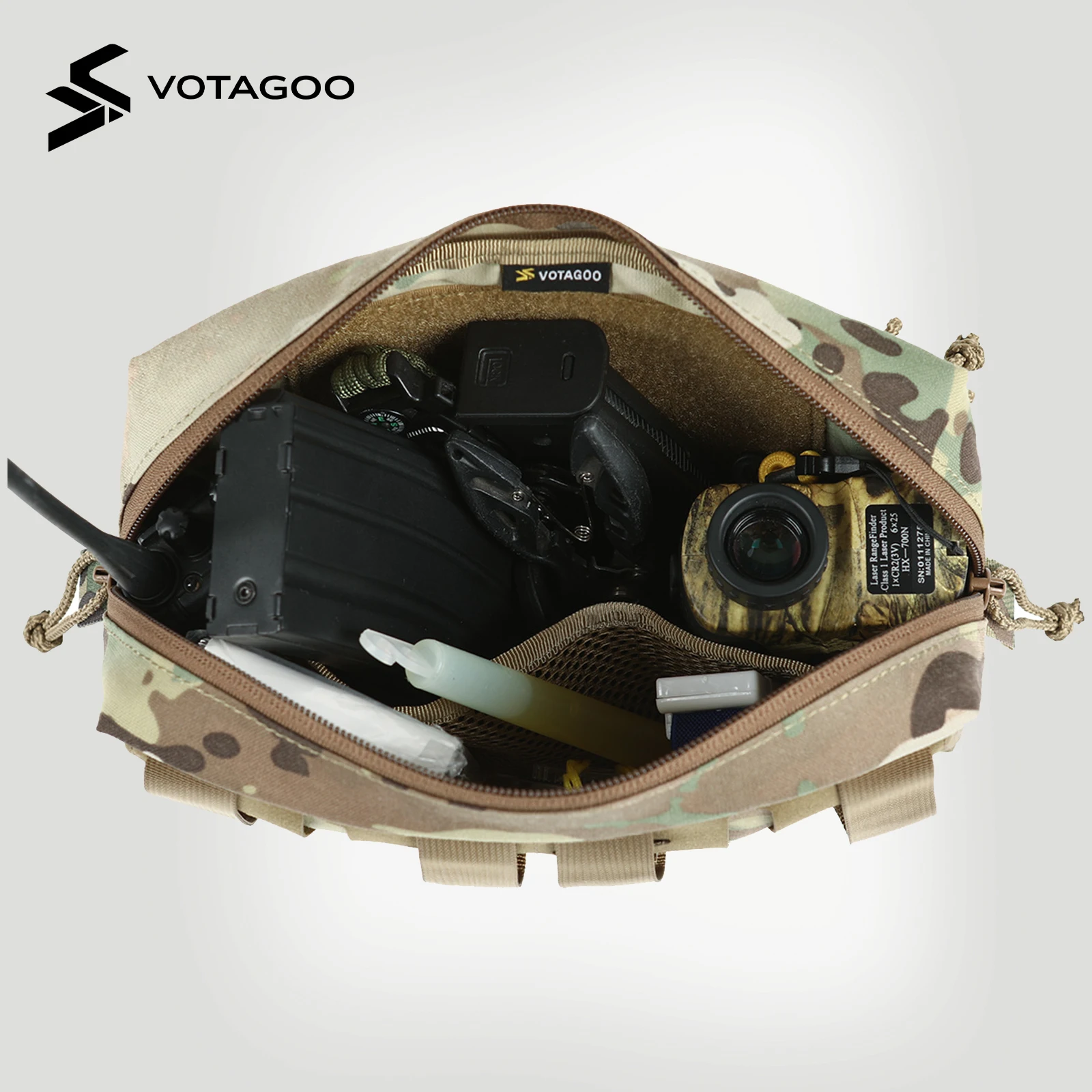 VOTAGOO SS Style GP: Bolsa táctica MOLLE con cremallera horizontal - imagen 5