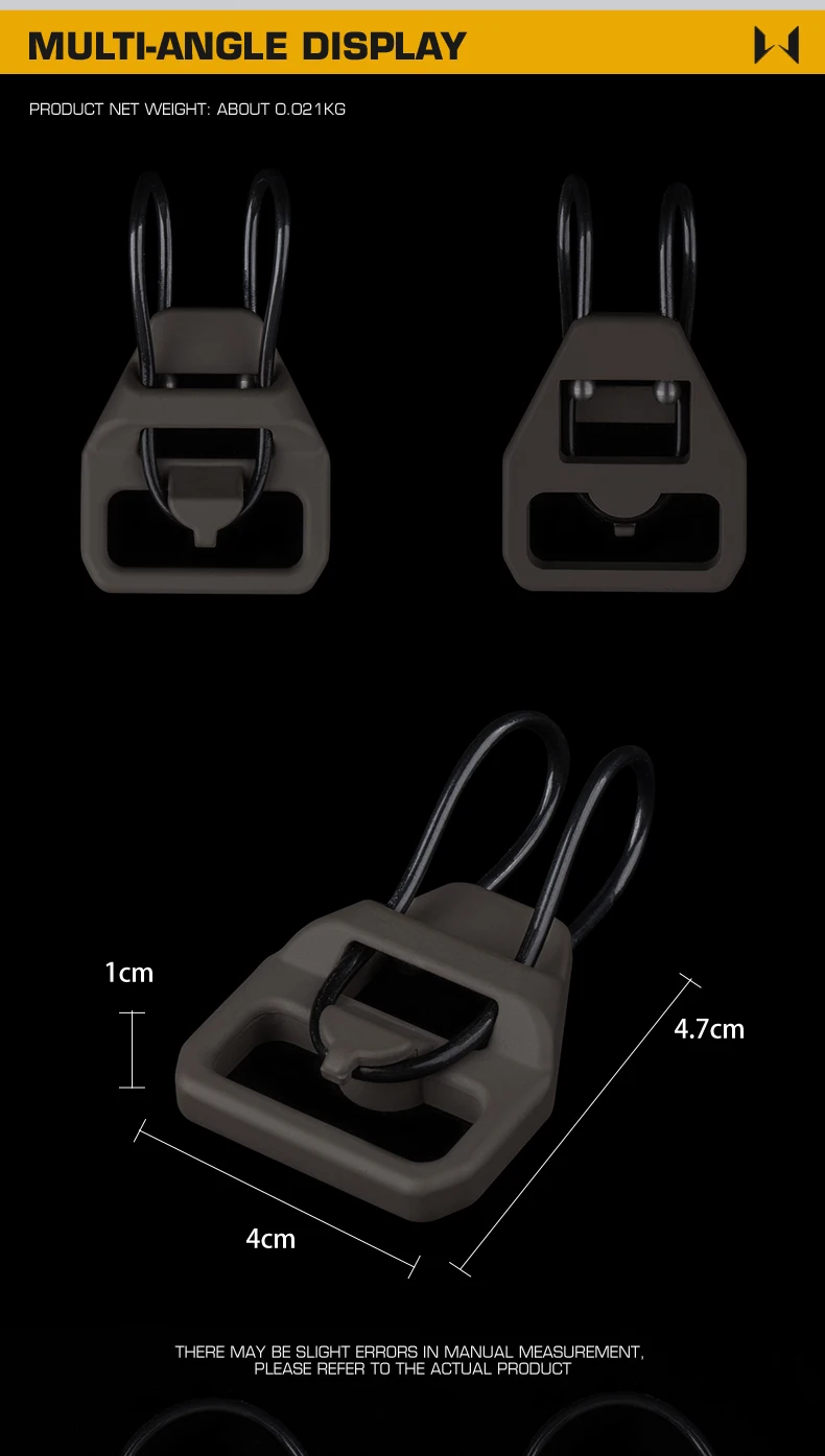 Conjunto de hebilla y correaje exterior para montaje rápido