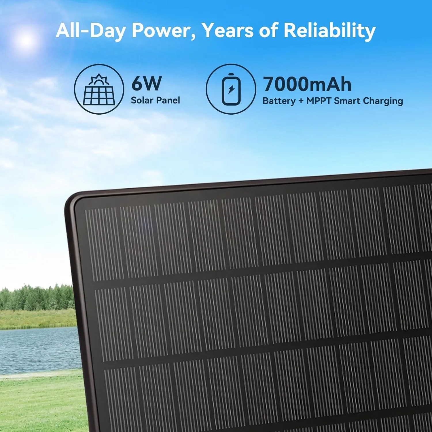 Panel solar y sistema de alimentación integrados