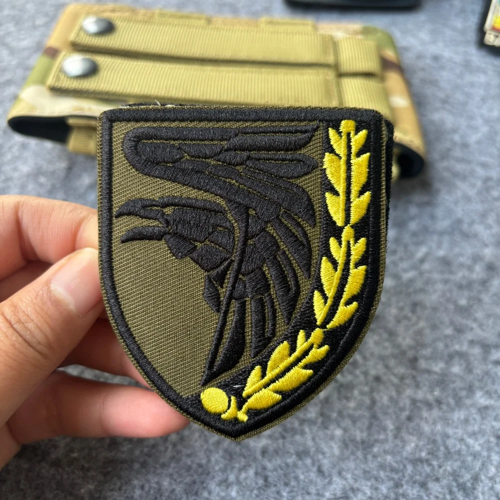 Parche táctico Arms Trident bandera de Ucrania bordado con velcro