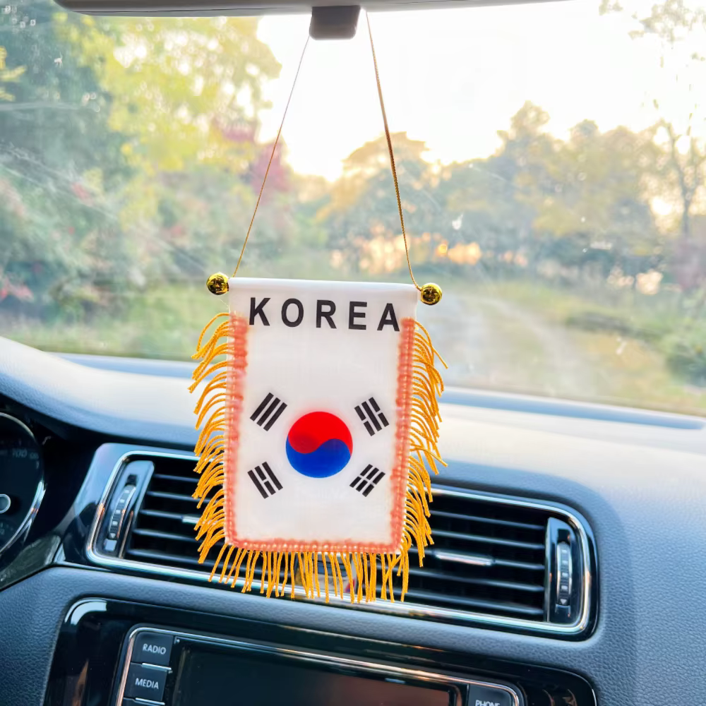Banderines colgantes para ventana de coche banderín Estados Unidos