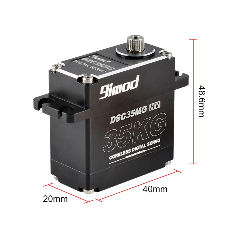 Servo digital de alta presión estanco al agua con engranajes metálicos - imagen 3