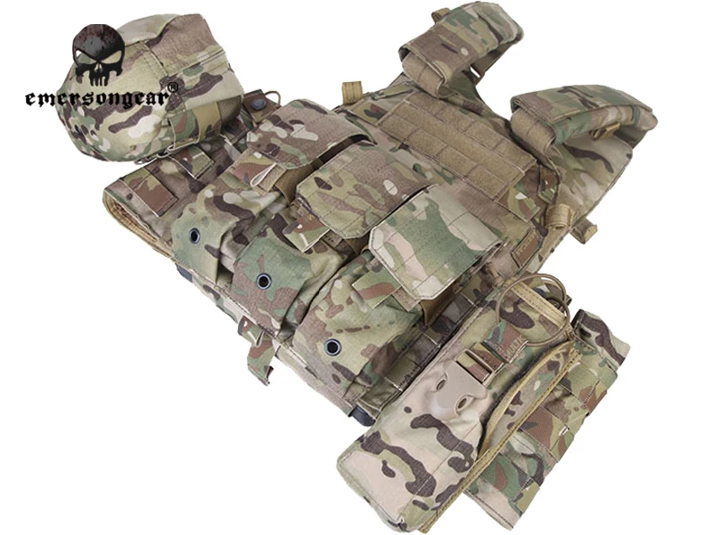 Emersongear LBT6094A chaleco táctico airsoft con bolsillos de combate - imagen 4