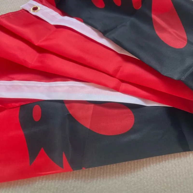 Bandera Albania poliéster doble cara resistente al viento y exterior - imagen 3