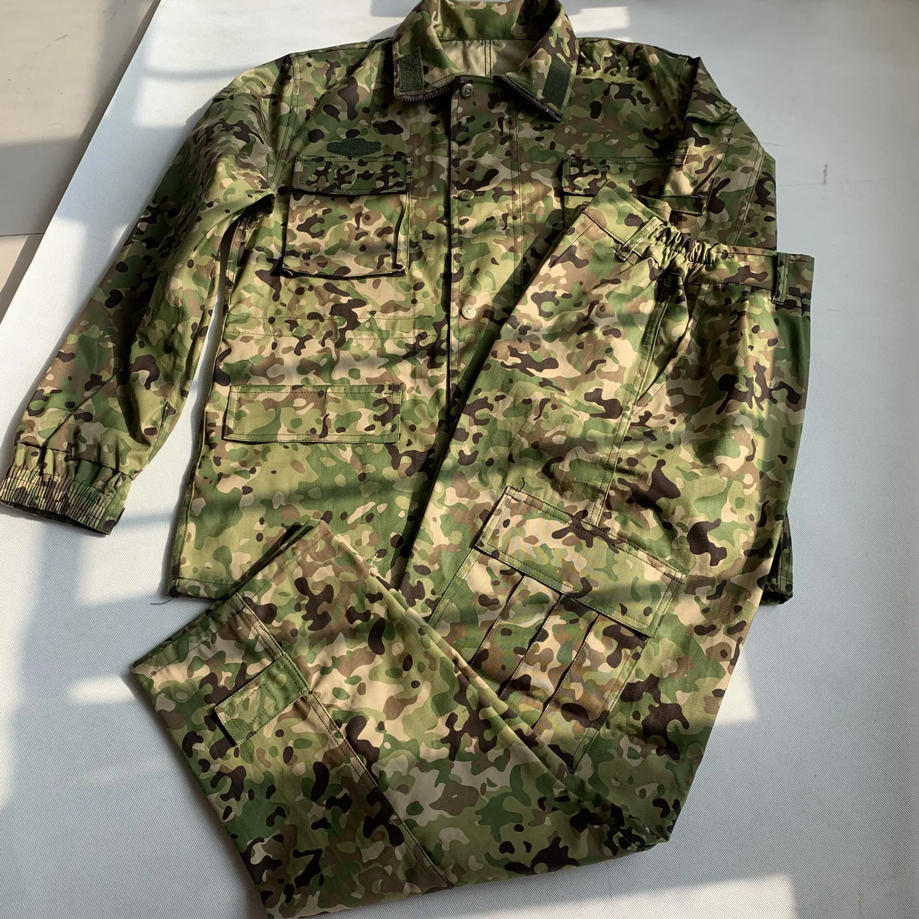 Conjunto camuflaje táctico verde ripstop – equipamiento militar - imagen 3