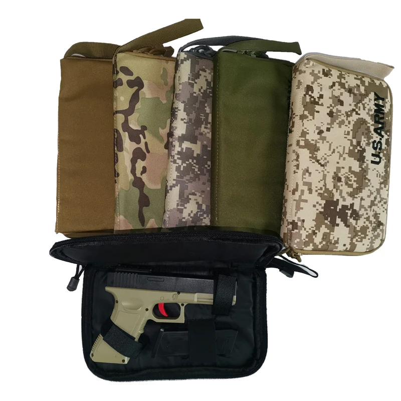 Funda táctica pistola airsoft compacta con protección y cargadores - imagen 5