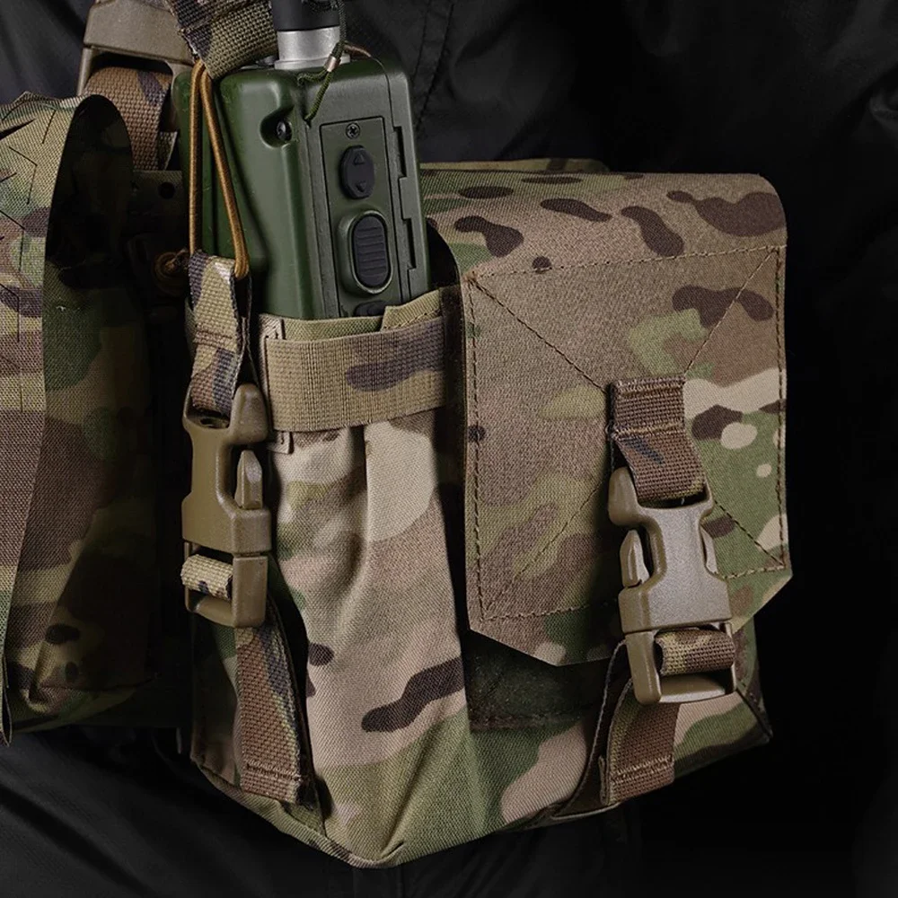 Bolsa táctica MOLLE admin – Soporte para walkie-talkie - imagen 3