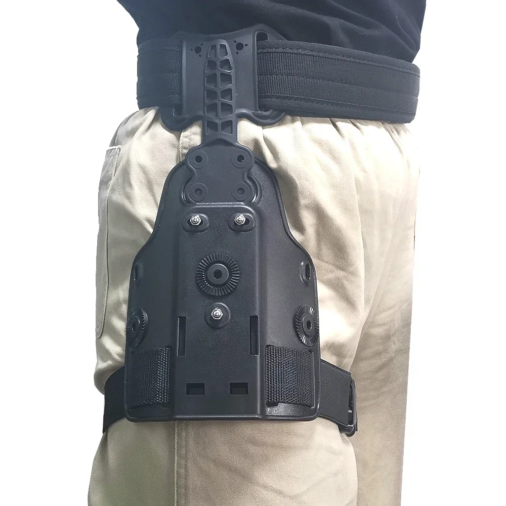 Funda táctica de pistola en pierna MOLLE al aire libre - imagen 5