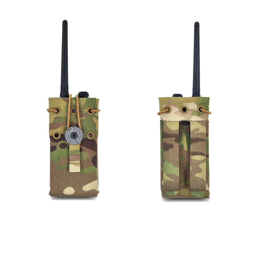 Chaleco táctico MOLLE con bolsa para radio Baofeng