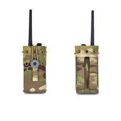 Chaleco táctico MOLLE con bolsa para radio Baofeng