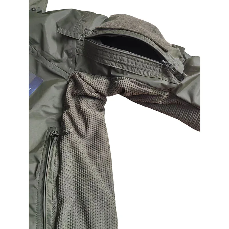 Chaqueta táctica hombre ultraligera concha suave verde oliva RG - imagen 4
