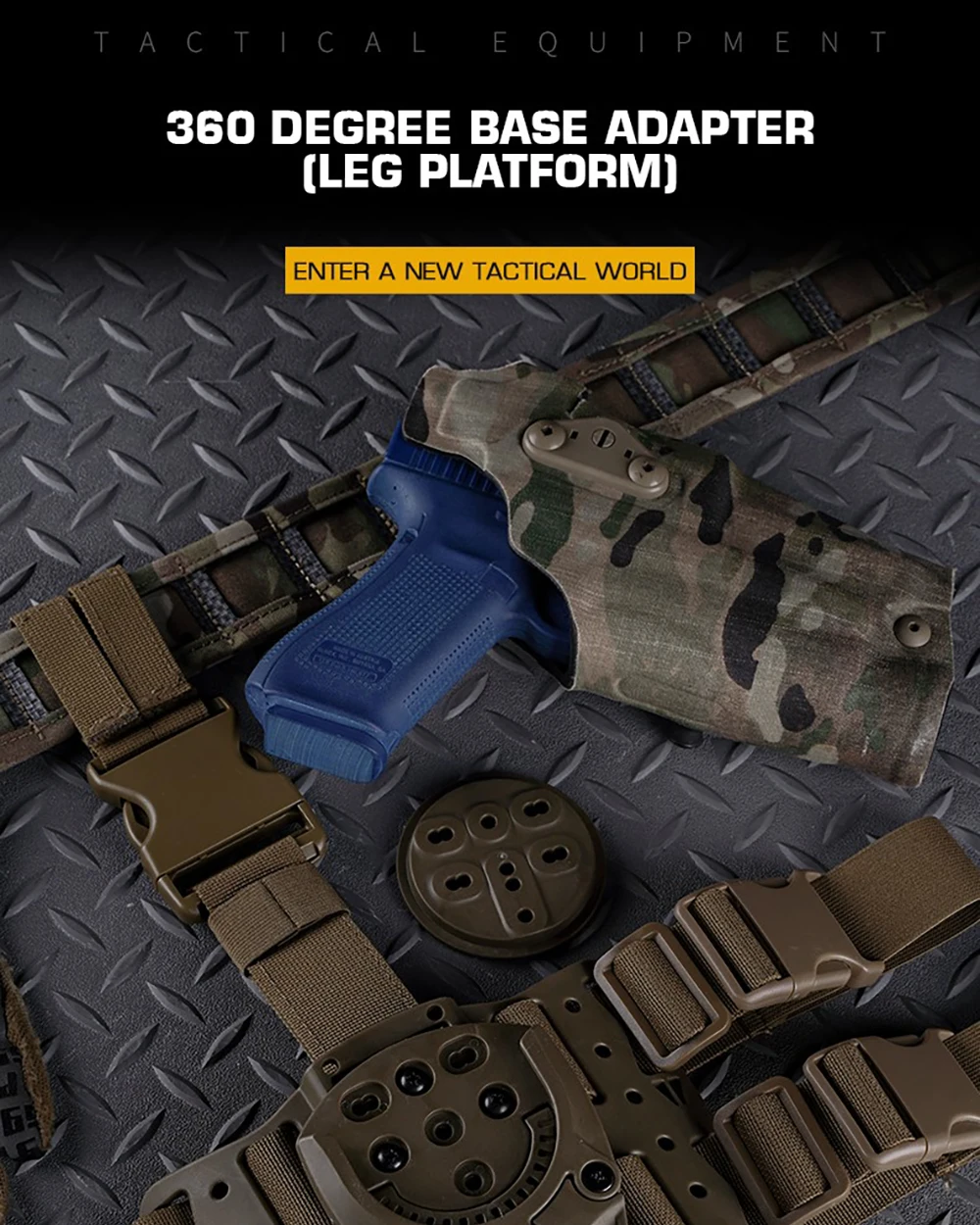 Plataforma de pierna con base giratoria