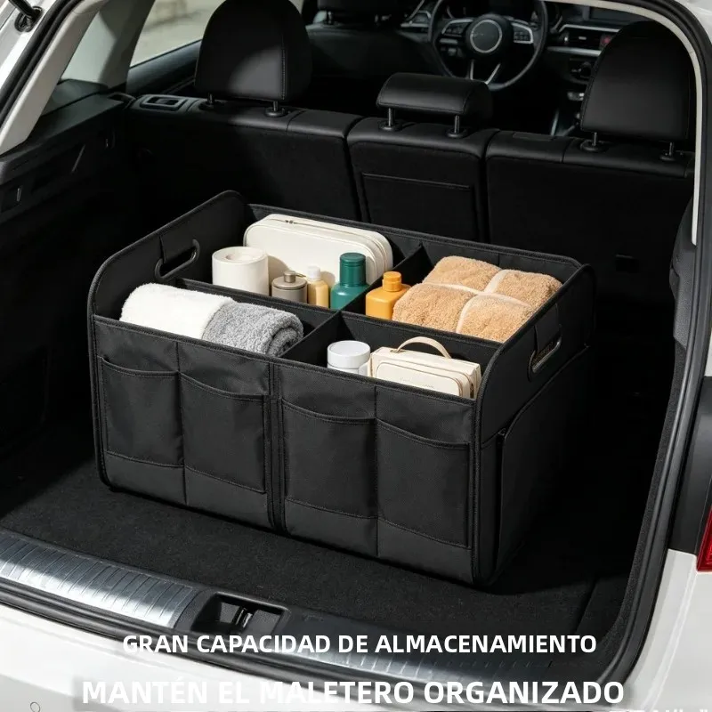 Caja plegable de almacenamiento en tela Oxford para maletero - imagen 2