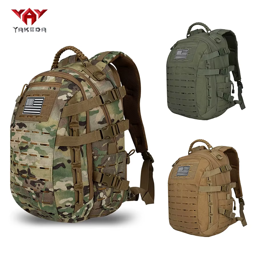 YAKEDA Mochila táctica MOLLE corte láser exterior resistente - imagen 3