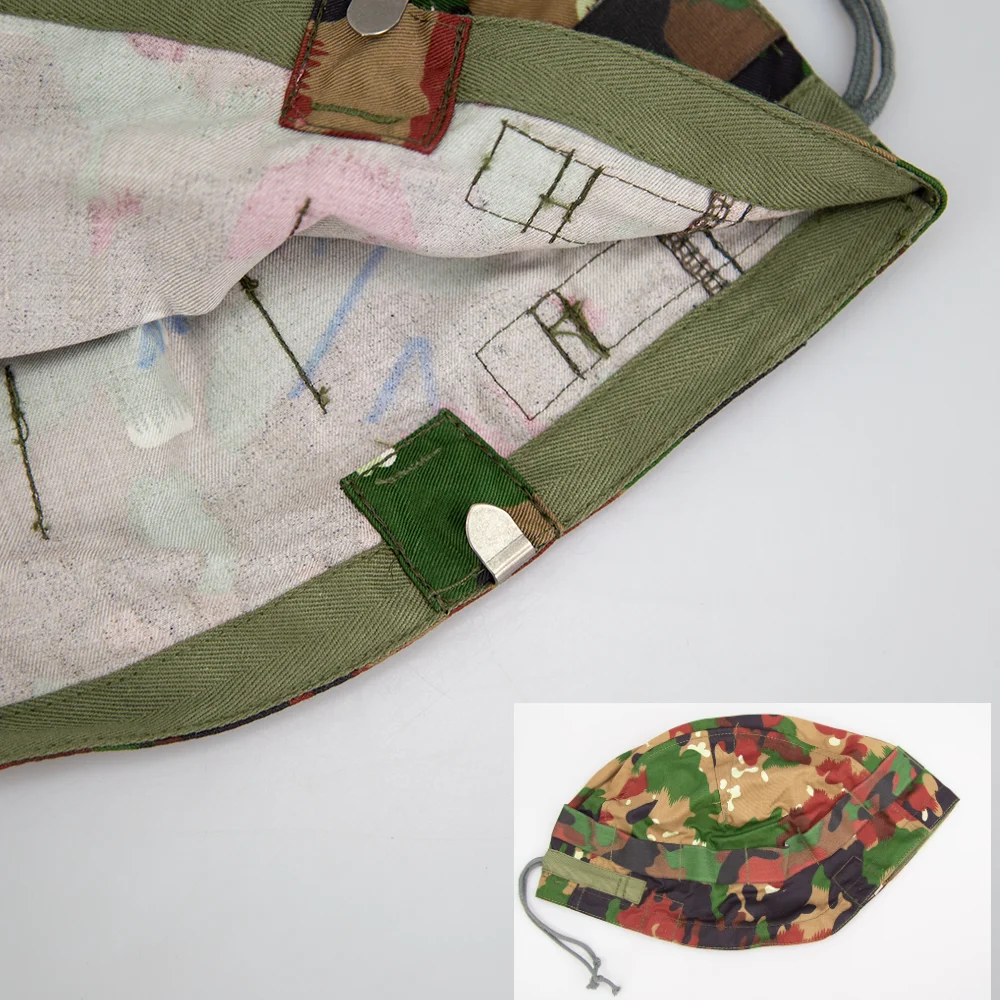 Funda de casco camuflaje suizo M71 táctica – uso civil - imagen 5
