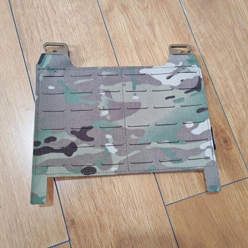 Chaleco táctico plate carrier con panel frontal láser AOR1/MC/CB