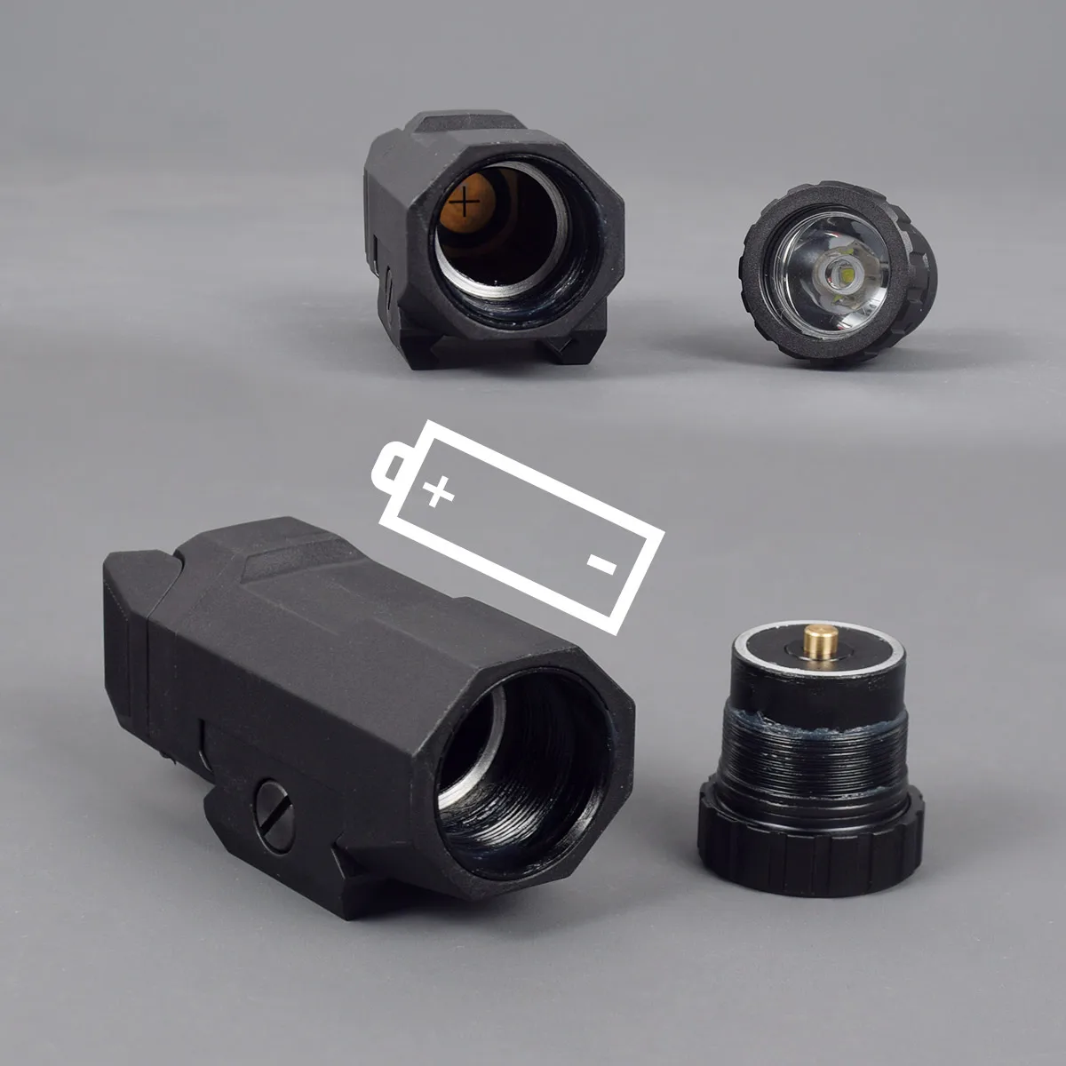 Inforce Linterna táctica WML LED Tracer para riel Picatinny - imagen 3