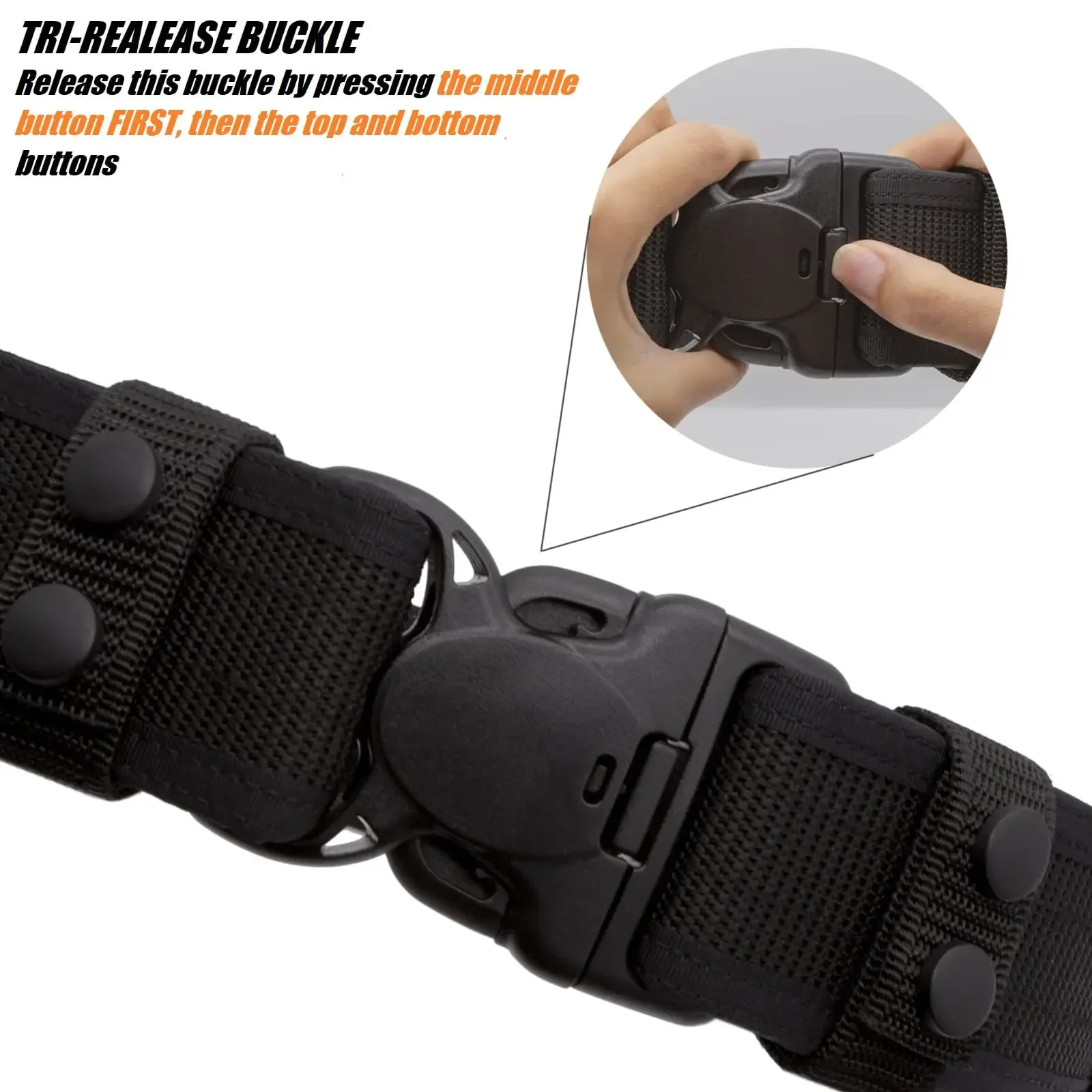 Correas de nailon resistentes con gancho y hebillas para equipo