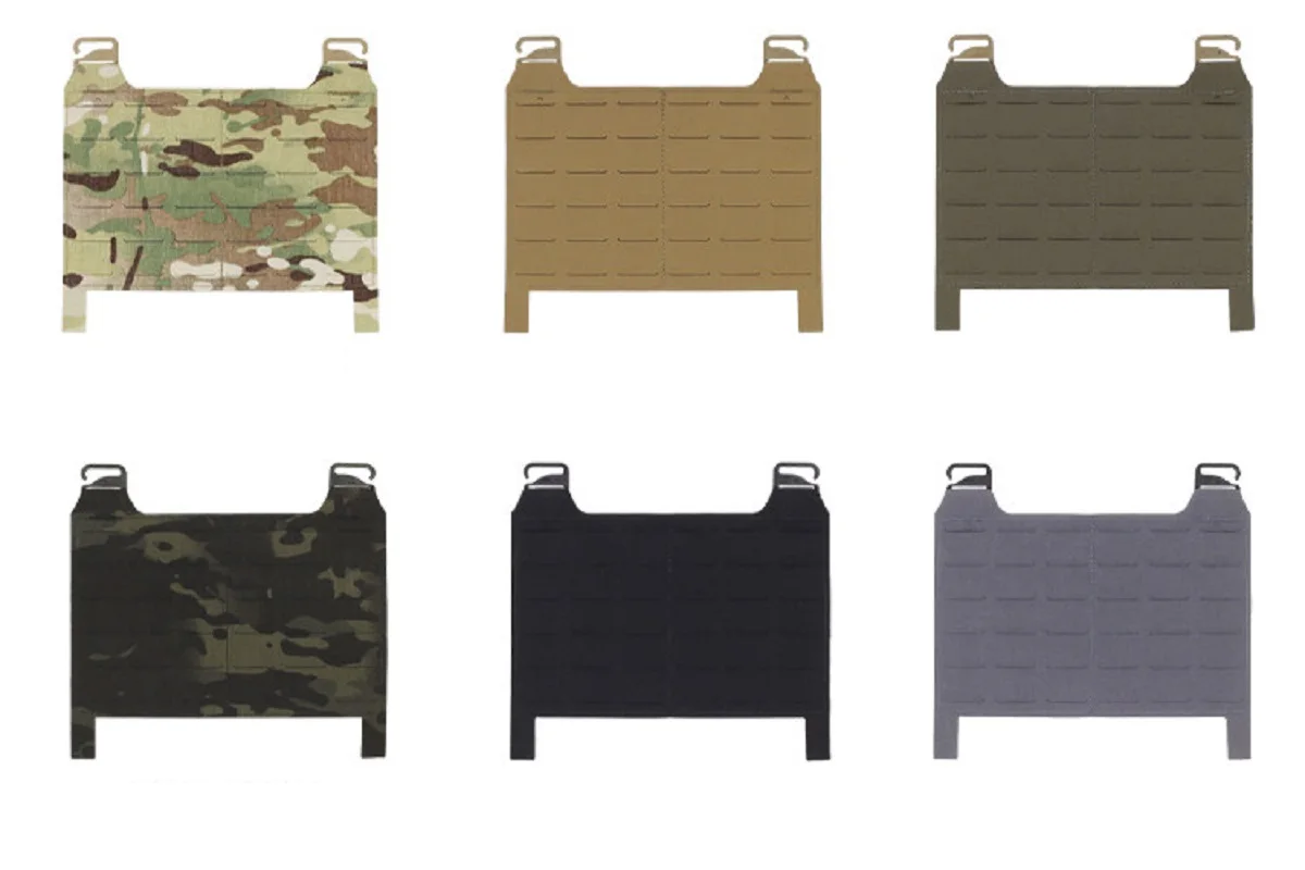 Chaleco táctico plate carrier con panel frontal láser AOR1/MC/CB - imagen 3