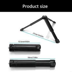 Mini trípode de escritorio extensible rosca estándar para cámara
