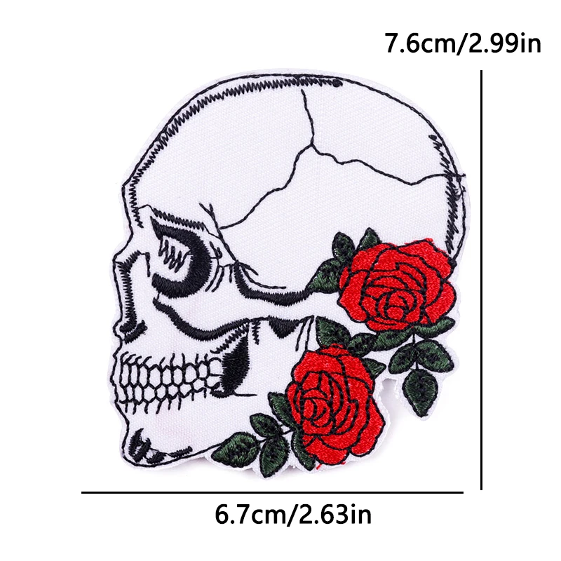 Detalles de calavera y estilo punk