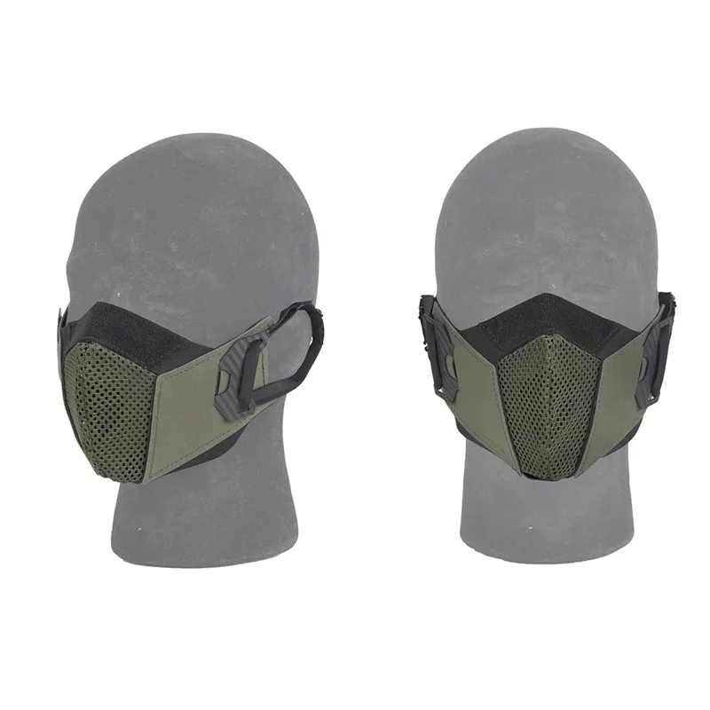 Máscara facial táctica antivaho transpirable corte láser para Airsoft - imagen 2