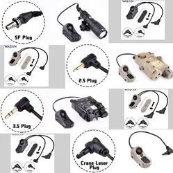AXON Linterna táctica doble función con mando por cable tipo ratón