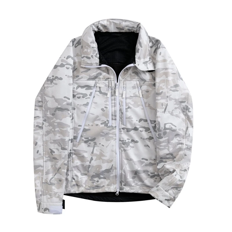 MCAP Chaqueta táctica camuflaje repelente agua cortavientos bolsillos