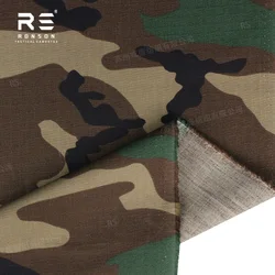 Tela NYCO ripstop Woodland camuflaje táctico para bolsas y chalecos