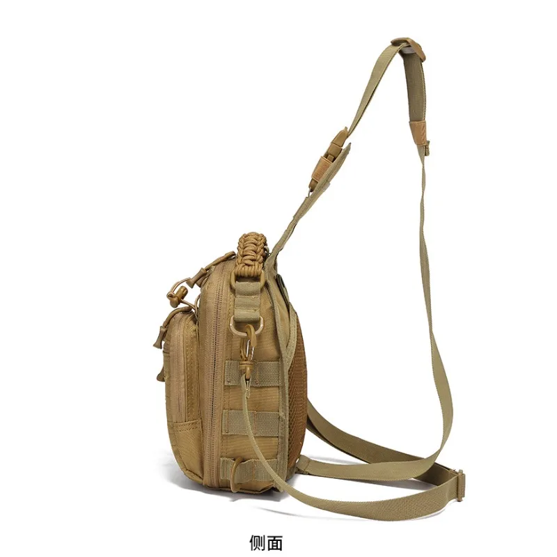 Bolso táctico de pecho MOLLE, corte láser impermeable, cruzado - imagen 3