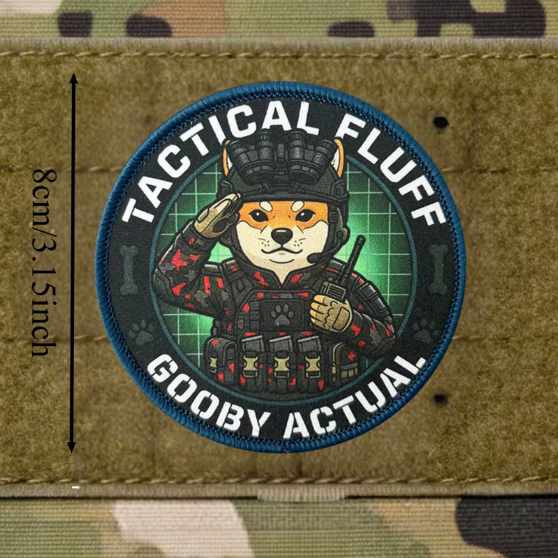 GOOBY ACTUAL parches tácticos gancho y bucle para chaleco perro - imagen 2