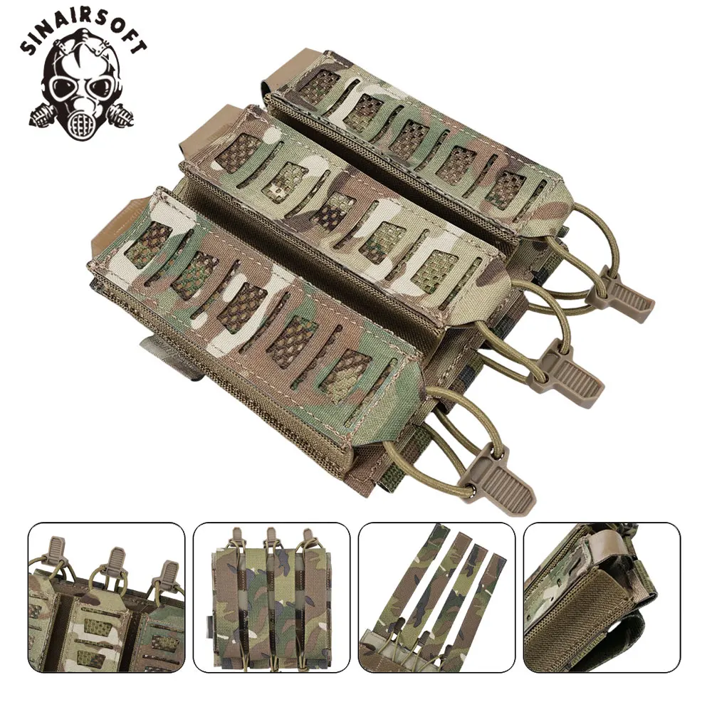 Bolsa táctica SINAIRSOFT para cargadores MP5 MP7 con elásticos - imagen 5