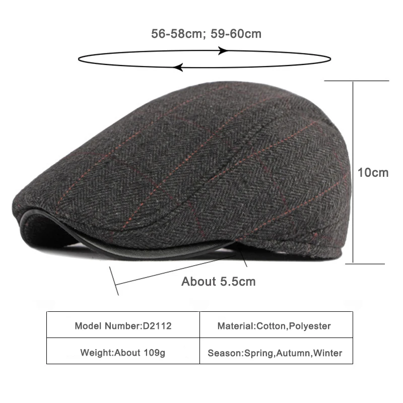 Gorro táctico de invierno con visera y orejeras sarga - imagen 4