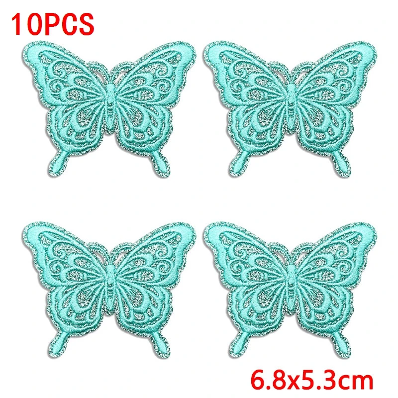 Parche bordado mariposa canto hueco termoadhesivo para coser - imagen 3
