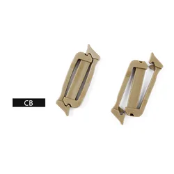 Hebilla Molle ajustable antideslizante 25 mm para correas tácticas