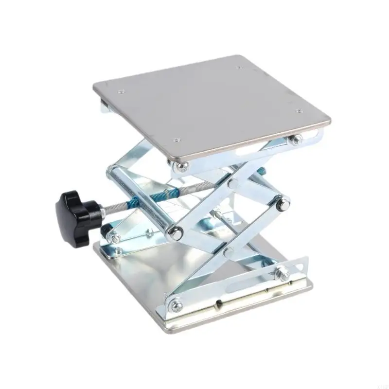 Plataforma elevadora manual acero inoxidable con ajuste tornillo - imagen 4