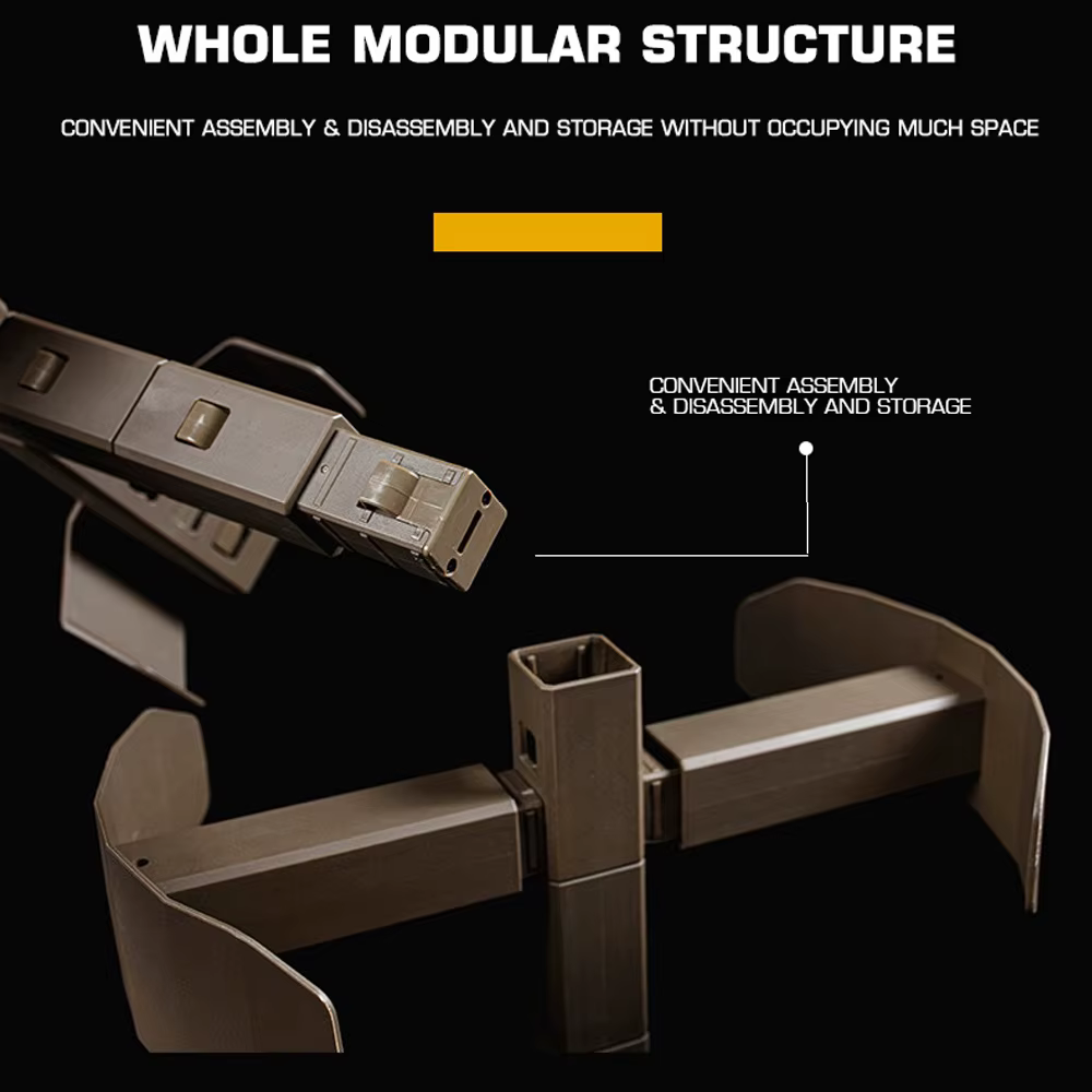 Portacascos táctico modular con placa ajustable para chaleco - imagen 2