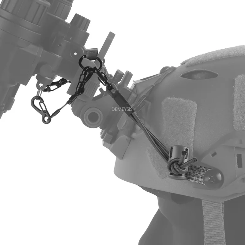 Cordón elástico retención NVG táctico para casco PVS7 PVS14 PVS31 - imagen 4