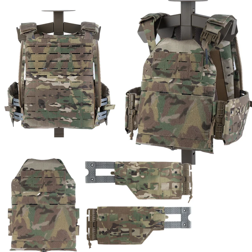 Chaleco táctico LV-120 MOLLE portaplacas ligero liberación rápida