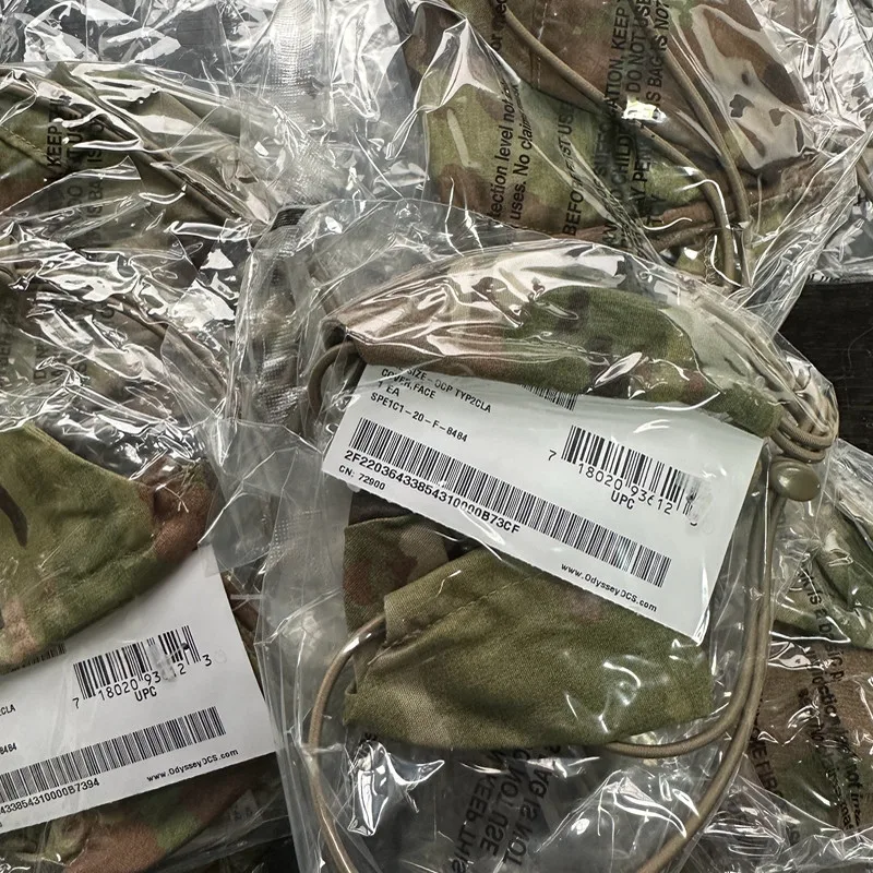 USGI careta facial táctica OCP/Multicam ripstop para protección - imagen 2