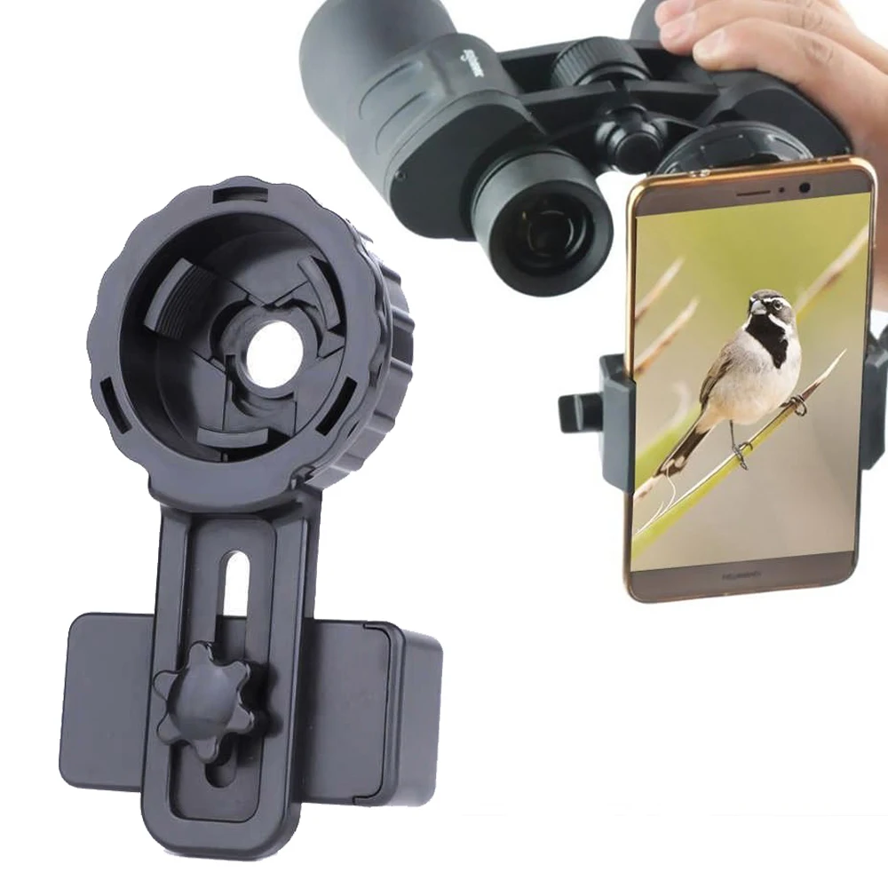 Adaptador smartphone para binocular y telescopio – alineación rápida