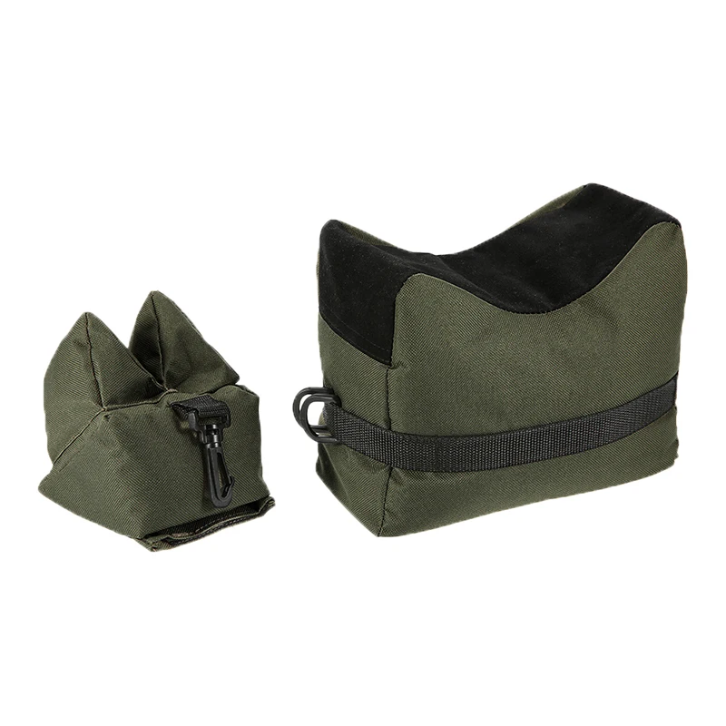 Bolsa táctica airsoft con soportes delantero y trasero, arena