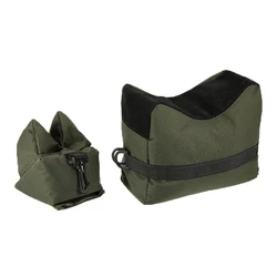 Bolsa táctica airsoft con soportes delantero y trasero, arena