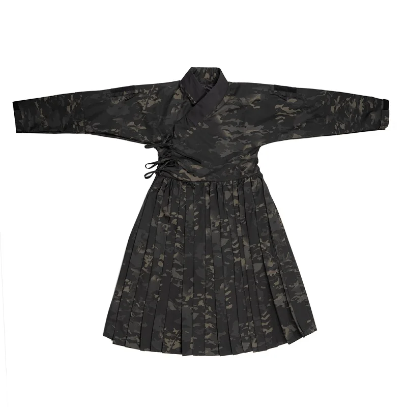 Traje camuflaje táctico pez volador negro y gris, industrial - imagen 2