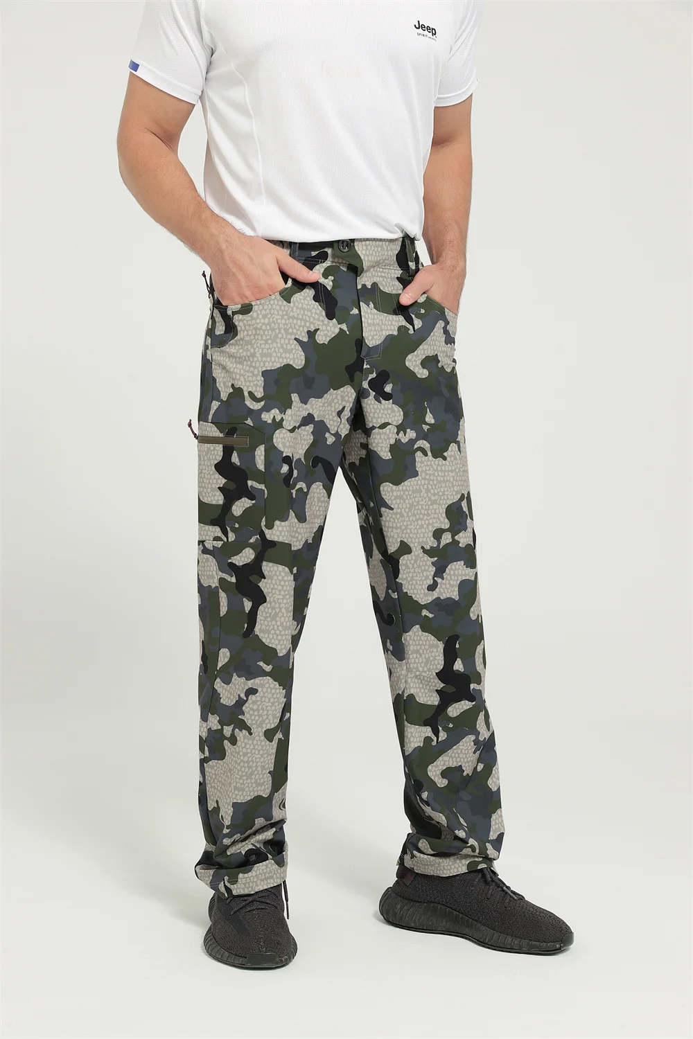 Ainfad Traverse Pantalones de caza camuflaje secado rápido elásticos - imagen 4