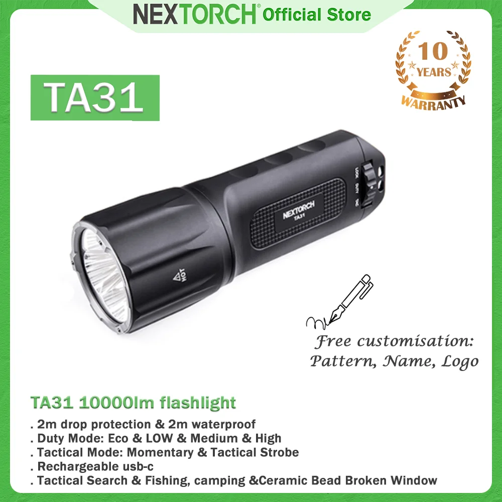 NEXTORCH TA31 linterna táctica de alta potencia recargable - imagen 2