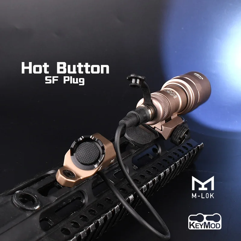 HotButton interruptor remoto IR para linterna SureFire M-LOK táctico - imagen 3