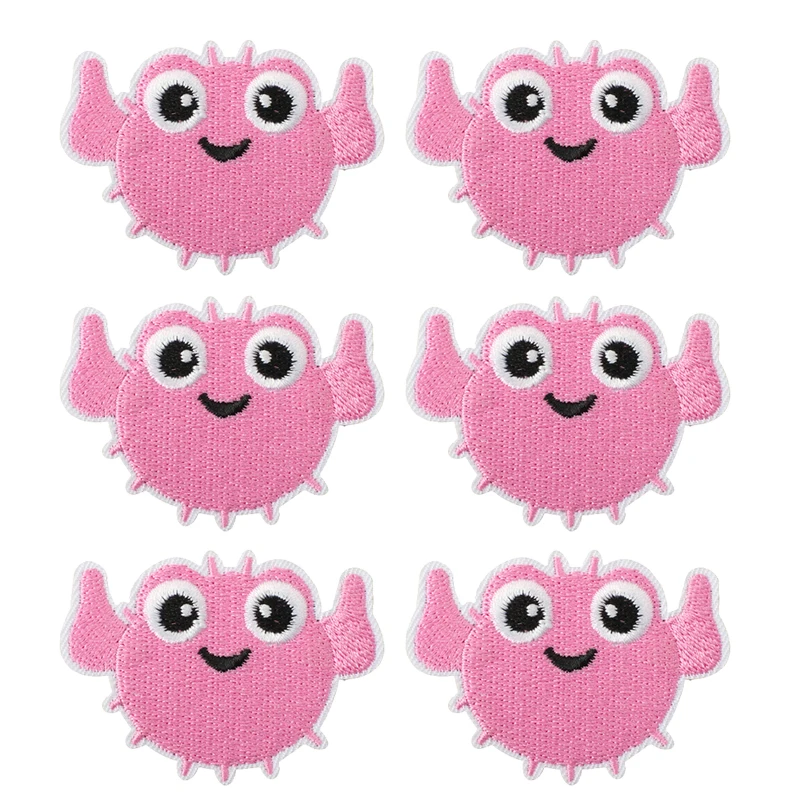 Parche termoadhesivo bordado animales marinos – DIY ropa